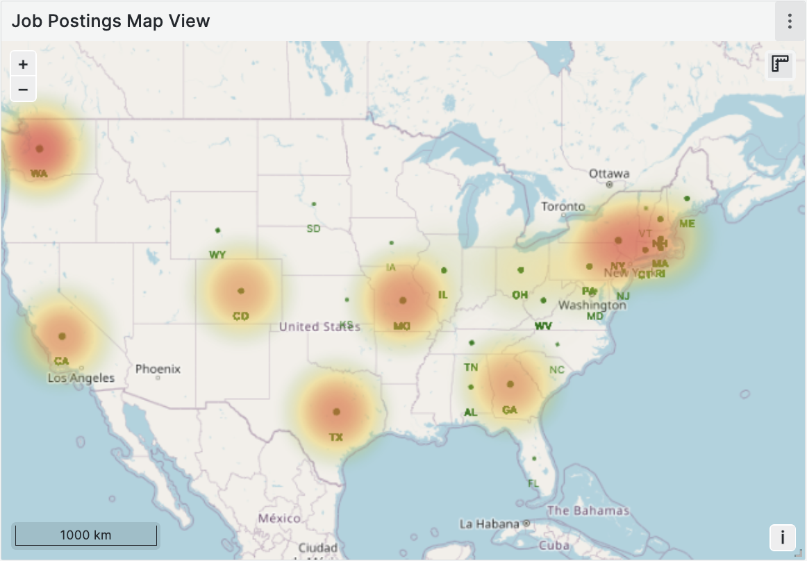 Map View with HeatMap