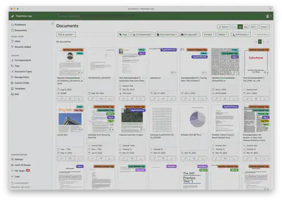 Paperless-ngx Dashboard