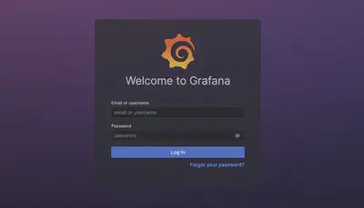 Grafana Login Page